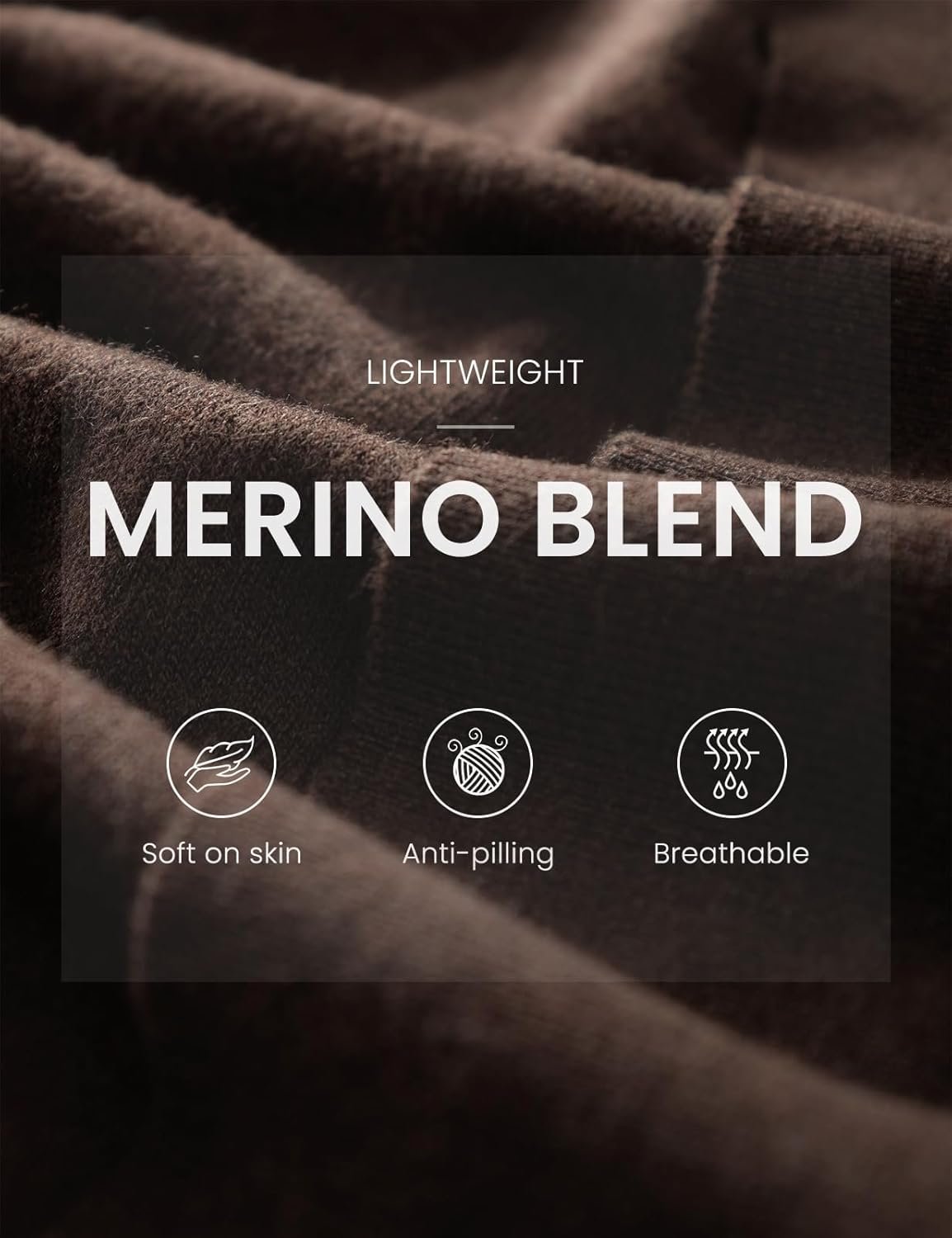 Women's Merino Wool Blend Cardigan Sweater 2025 Fall Winter Casual Open Front Long Sleeve Warm Soft Knit Cardigan - Image 2