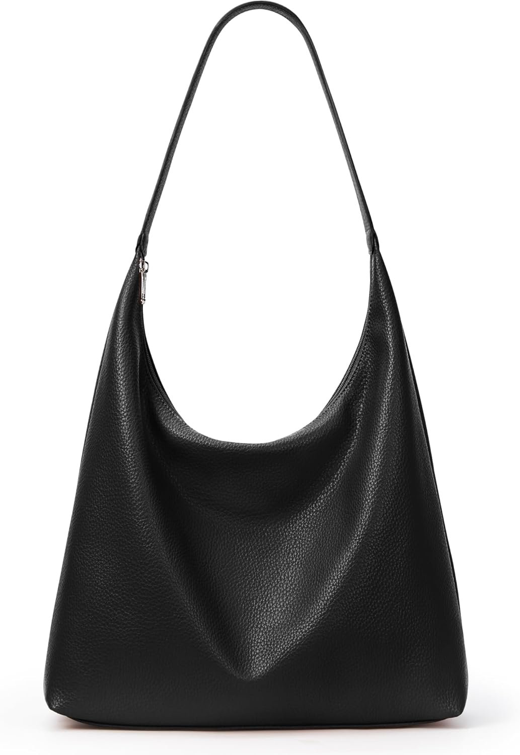 Casual Tote Bag Vegan Leather Hobo Zipper Work Bag Weekender Shoulder for Women Shoulder Travel Purse